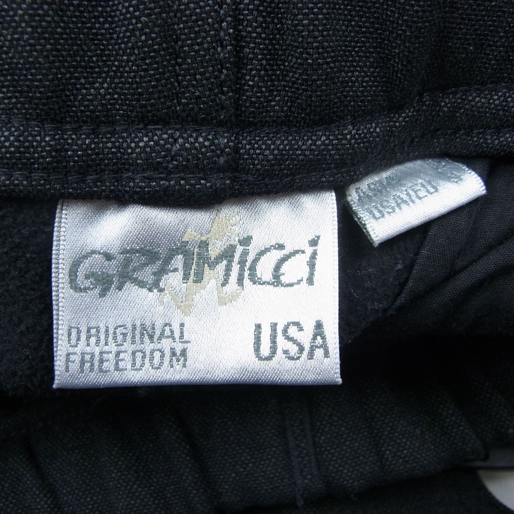 Gramicci グラミチ  GMP-20F1574 × UNITED ARROWS green label relaxing ユナイテッドアローズ 裏フリース ウェビングベルト パンツ グレー系 M【中古】
