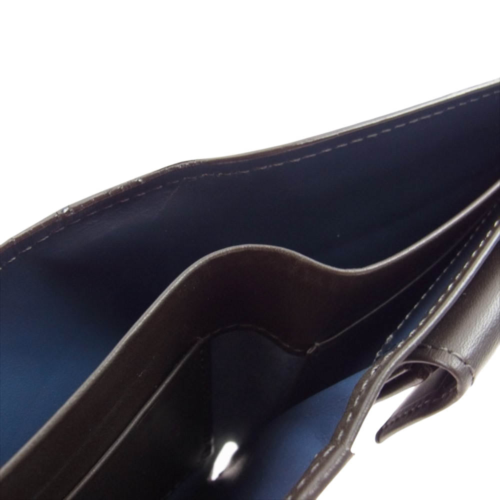 COCOMEISTER ココマイスター PONTE MATTONE DIMIDIUM ポンテマットーネ ディー ミディウム 二つ折り 財布 ブラウン系【中古】
