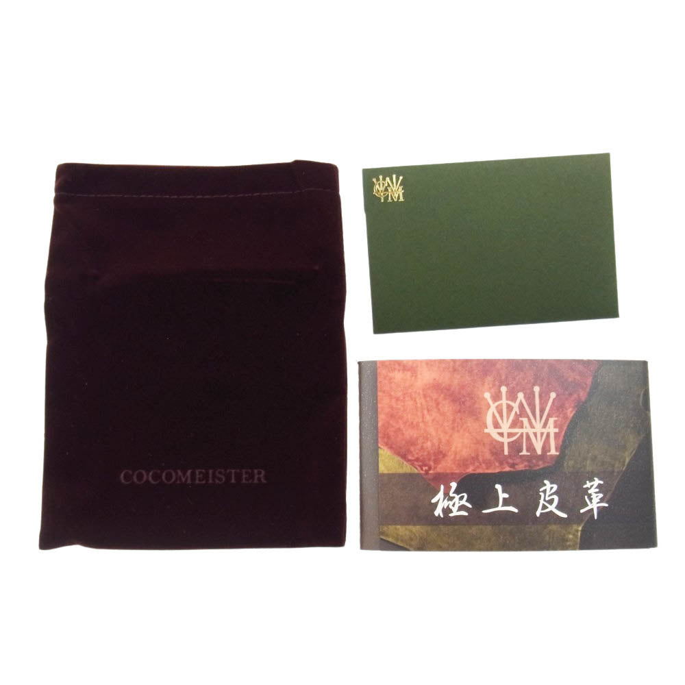 COCOMEISTER ココマイスター PONTE MATTONE DIMIDIUM ポンテマットーネ ディー ミディウム 二つ折り 財布 ブラウン系【中古】