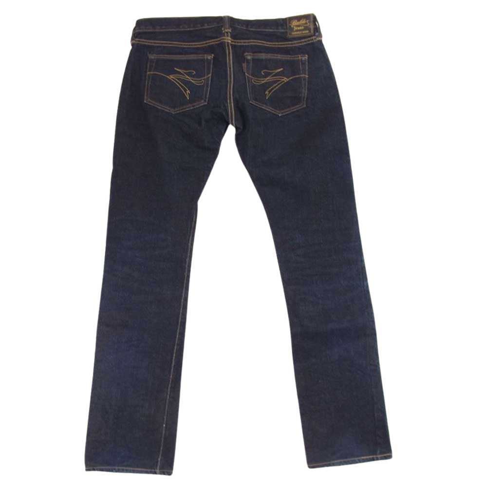 THE FLAT HEAD ザフラットヘッド BJ-3 BALDER タイト ストレート デニム パンツ インディゴブルー系 30【中古】