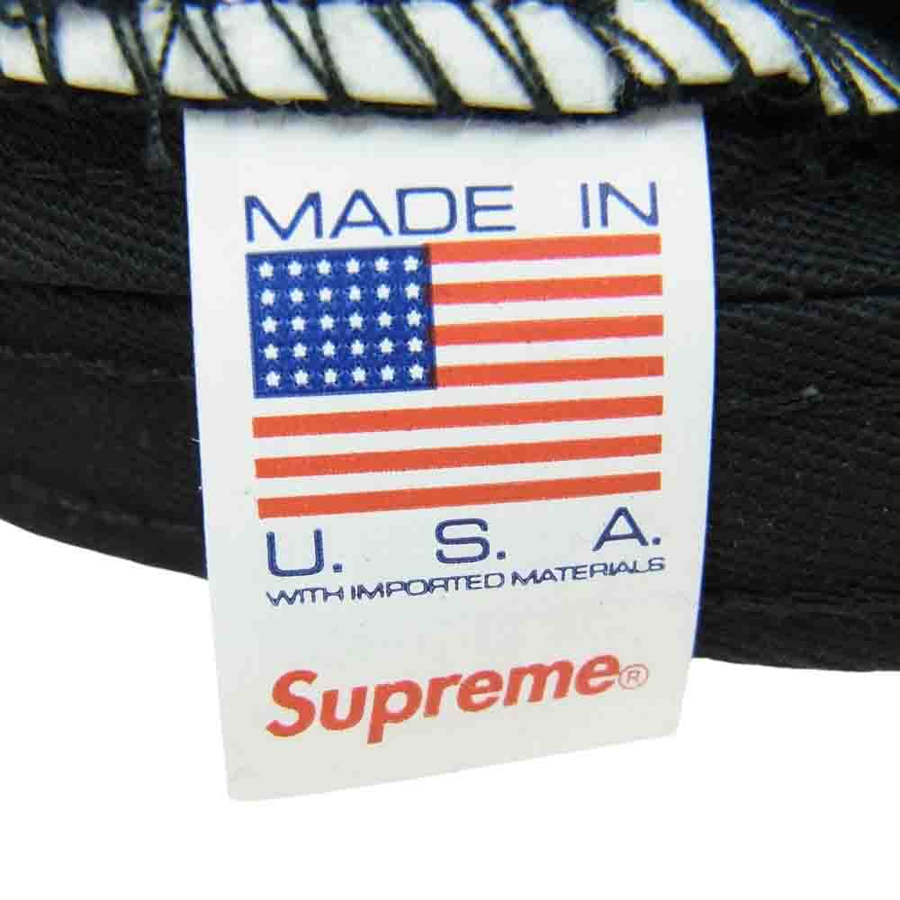 Supreme シュプリーム 17AW Washed Chino Twill Camp Cap ウォッシュド チノ ツイル キャンプ キャップ ブラック系【中古】