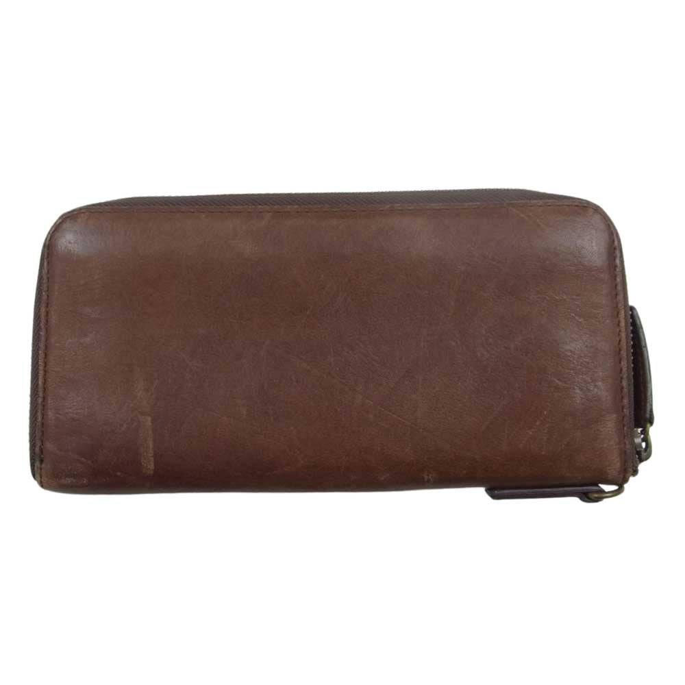 土屋鞄製造所 ガジェット レザー ロング ウォレット 長財布 ブラウン系【中古】