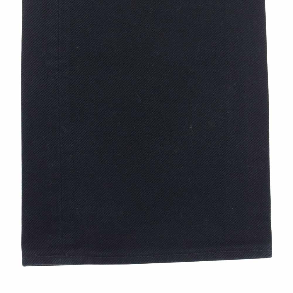 CHROME HEARTS クロムハーツ（原本無） DNM PANTS フレアニー ボタンフライ デニム パンツ ブラック系【中古】