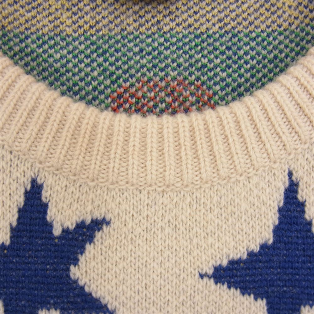 GUCCI グッチ 21AW 661835 GG スター ウール ニット ベージュ系 XXL【中古】