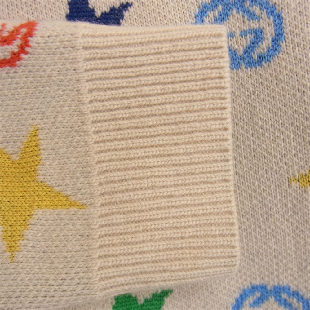 GUCCI グッチ 21AW 661835 GG スター ウール ニット ベージュ系 XXL【中古】