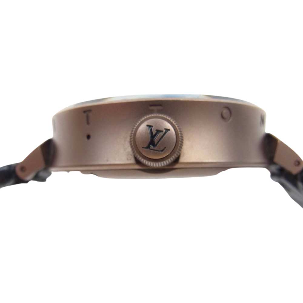 LOUIS VUITTON ルイ・ヴィトン QA05 2 タンブール ホライゾン モノグラム ベルト コネクテッド スマート ウォッチ 時計 ブラウン系【中古】