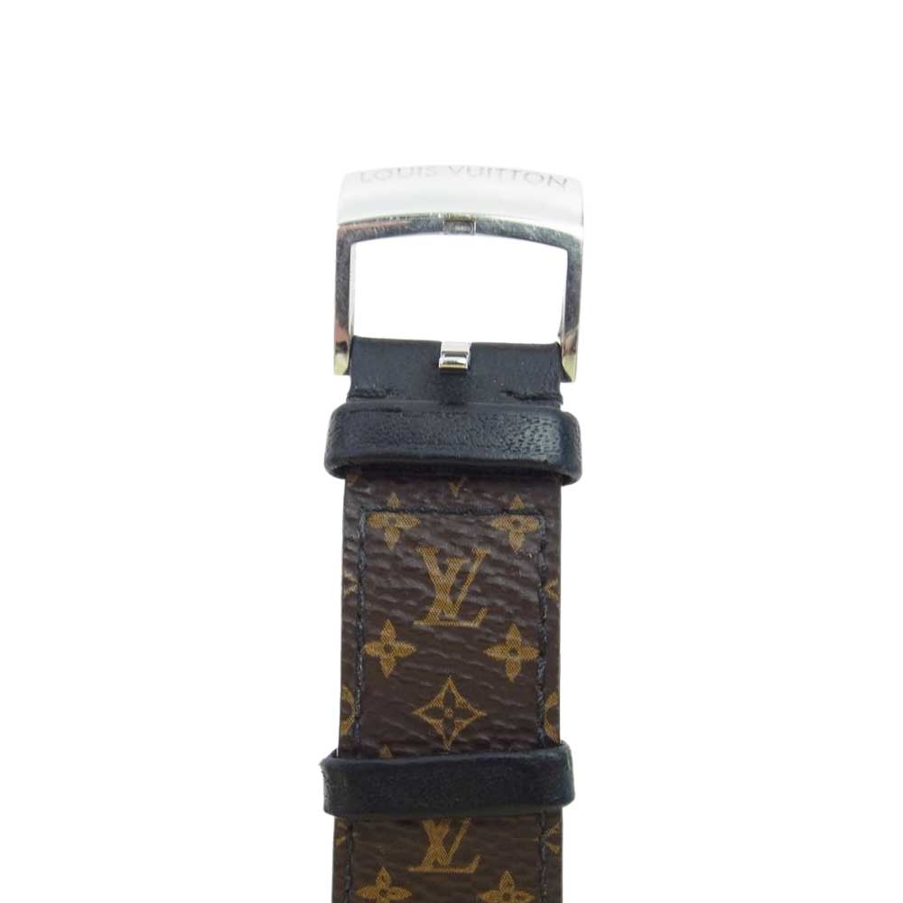 LOUIS VUITTON ルイ・ヴィトン QA05 2 タンブール ホライゾン モノグラム ベルト コネクテッド スマート ウォッチ 時計 ブラウン系【中古】