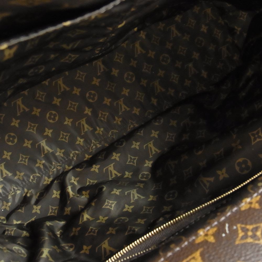 LOUIS VUITTON ルイ・ヴィトン M59007 モノグラム Vピロー オンザゴーGM リサイクルナイロン キャンバス ハンド バッグ ベージュ系【中古】