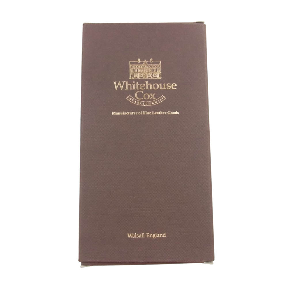 WHITE HOUSE COX ホワイトハウスコックス S2622-6 LONG ZIP WALLET NEWTON ロング ジップ ブライドル ラウンド ファスナー 長財布 ライトブラウン系【極上美品】【中古】