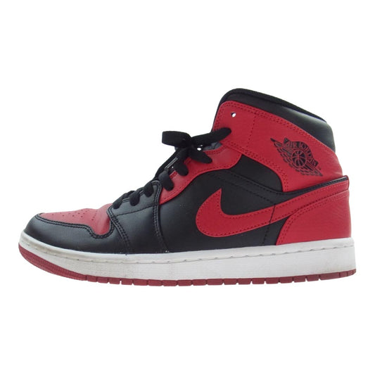 NIKE AIR JORDAN ナイキ ジョーダン 554724-074 MID ミッド ミドルカット スニーカー ブレッド  ブラック系 レッド系 26.0cm【中古】
