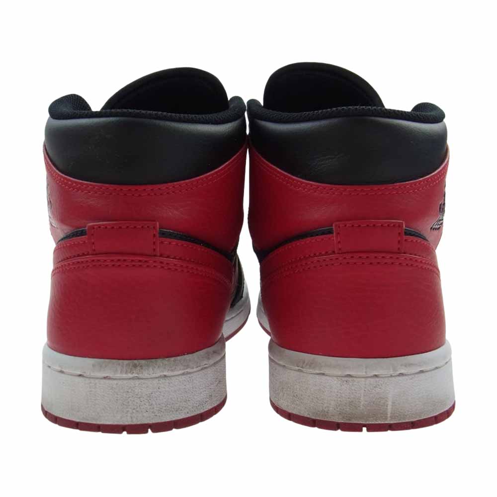 NIKE AIR JORDAN ナイキ ジョーダン 554724-074 MID ミッド ミドルカット スニーカー ブレッド  ブラック系 レッド系 26.0cm【中古】