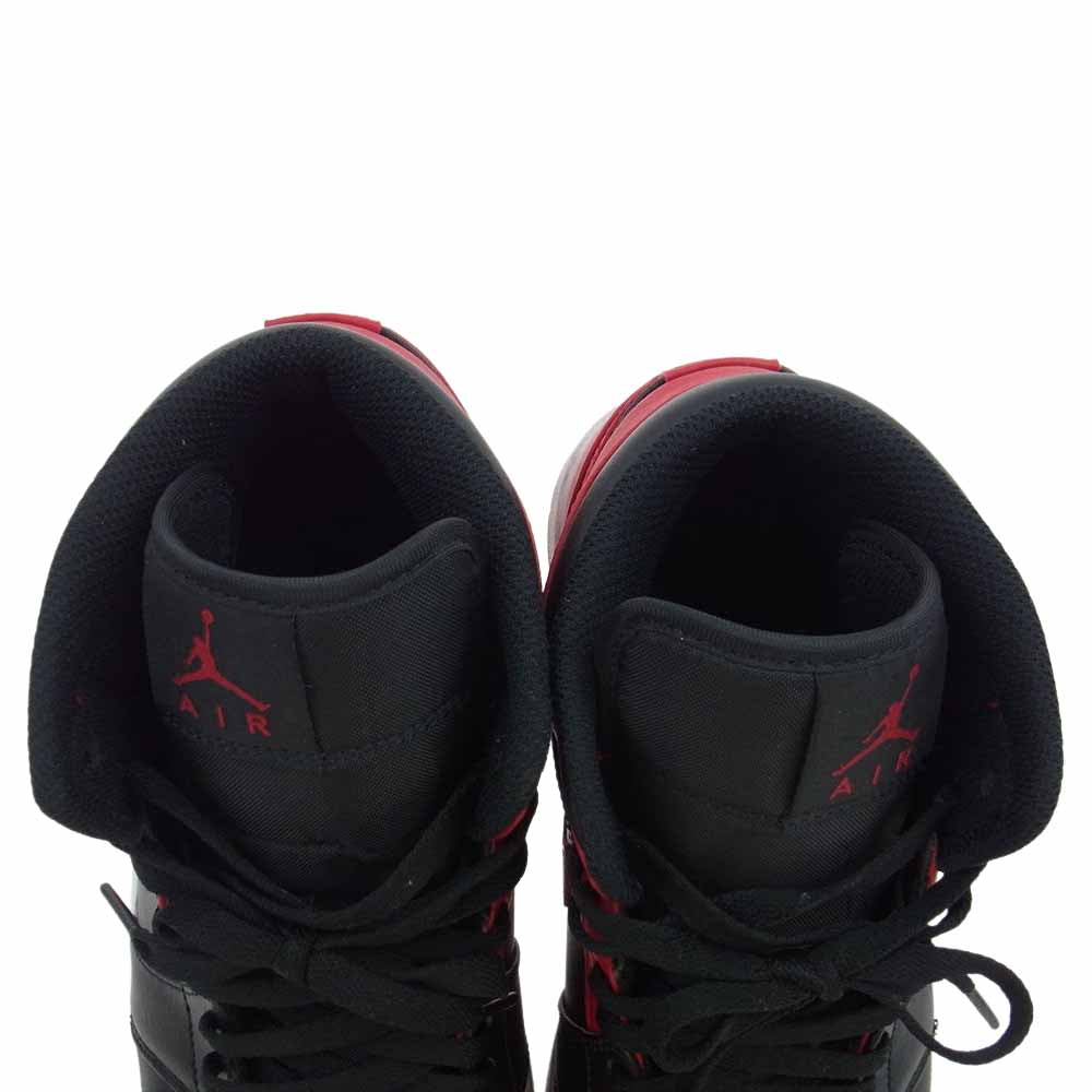 NIKE AIR JORDAN ナイキ ジョーダン 554724-074 MID ミッド ミドルカット スニーカー ブレッド  ブラック系 レッド系 26.0cm【中古】