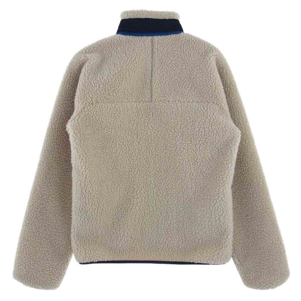 patagonia パタゴニア AW20 23056 Classic Retro X Jacket クラシック レトロX フリース ジャケット  オフホワイト系 XS【中古】