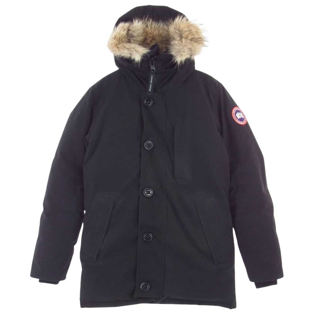 CANADA GOOSE カナダグース 3438JM 国内正規品 グリフィンインターナショナル JASPER ジャスパー ダウン ジャケット ブラック系 XS【中古】
