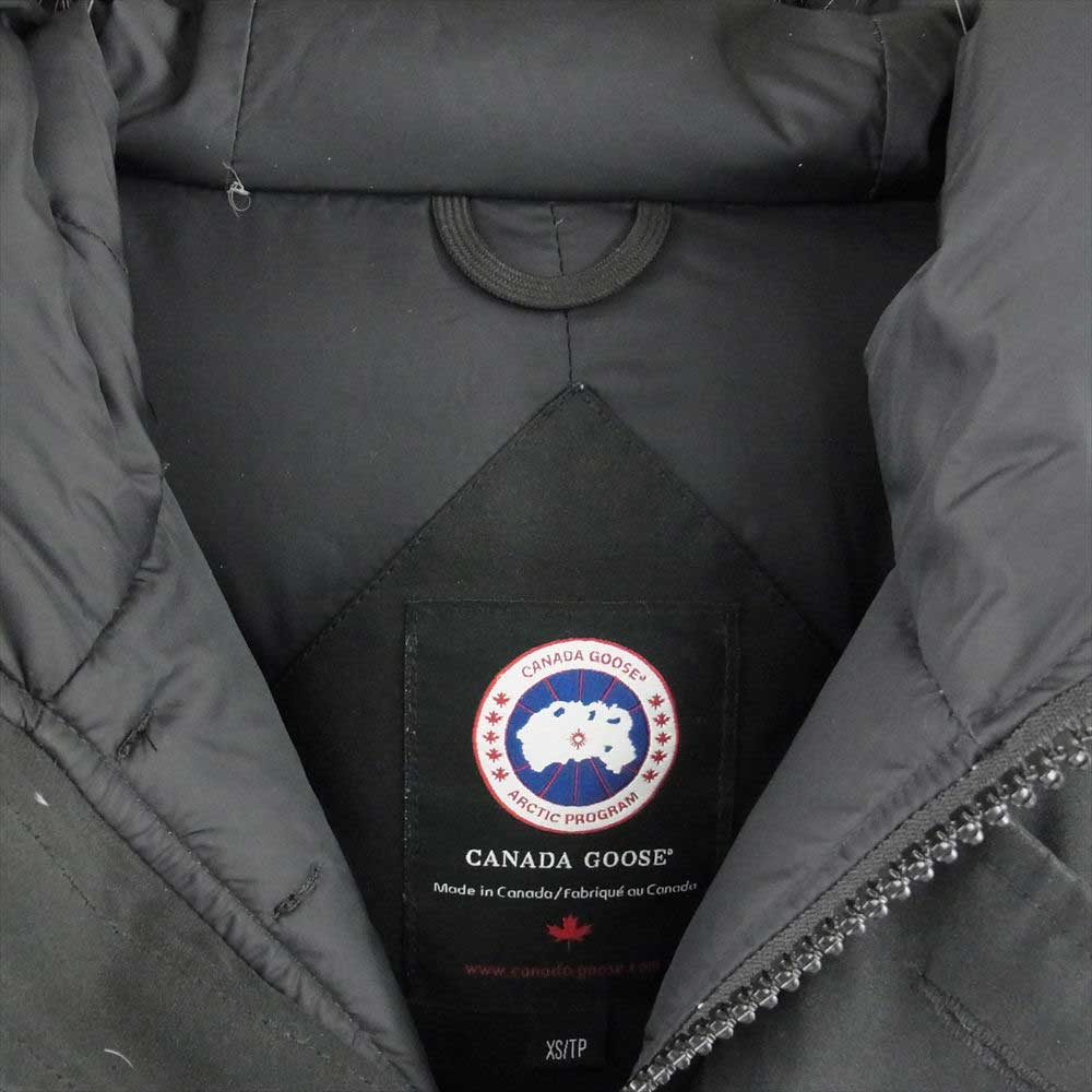 CANADA GOOSE カナダグース 3438JM 国内正規品 グリフィンインターナショナル JASPER ジャスパー ダウン ジャケット ブラック系 XS【中古】