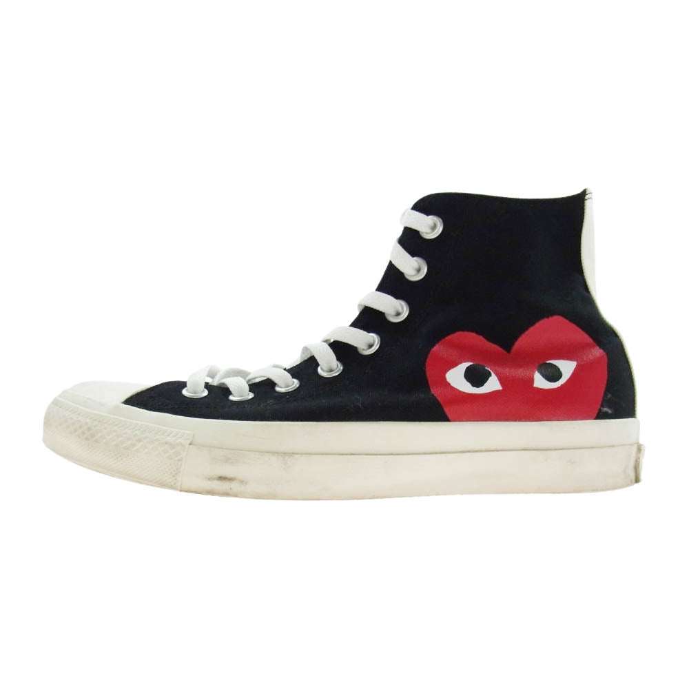 COMME des GARCONS コムデギャルソン 1CK710 × CONVERSE コンバース All Star オールスター ハイカット スニーカー ブラック系 26cm【中古】