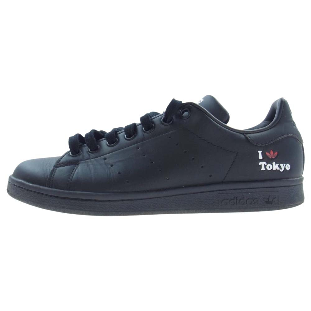 adidas アディダス H67742 STAN SMITH MFT スタンスミス ローカット スニーカー  ブラック系 23.5cm【中古】