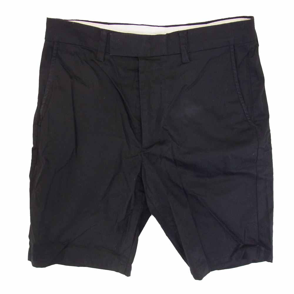 ACNE STUDIOS アクネストゥディオズ FN-MN-TROU000020 ストレッチ コットン ハーフ パンツ ブラック系 44【中古】