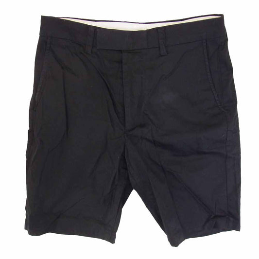 ACNE STUDIOS アクネストゥディオズ FN-MN-TROU000020 ストレッチ コットン ハーフ パンツ ブラック系 44【中古】