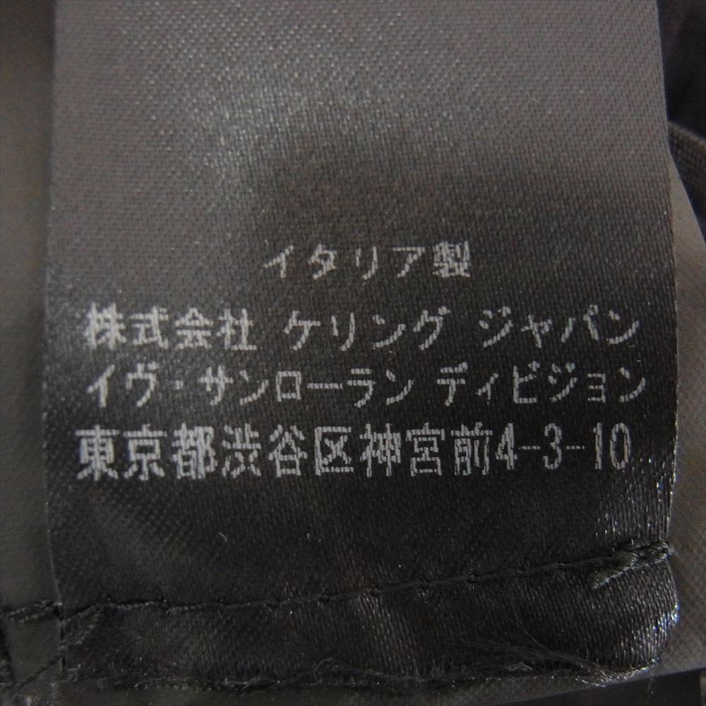 SAINT LAURENT サンローラン 500798 YG805 カットオフ デニム ハーフ パンツ ブラック系 28【中古】