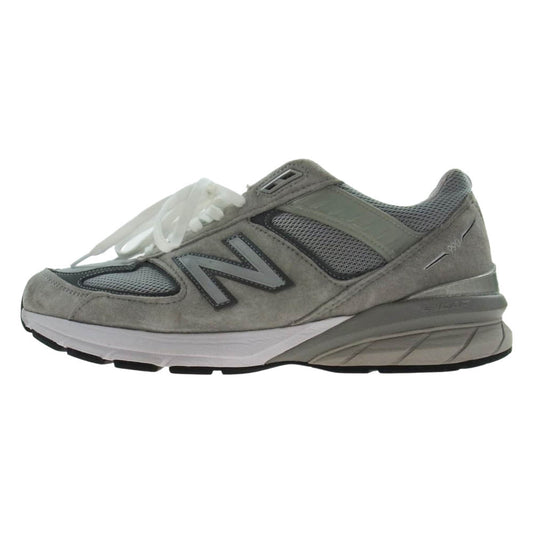 NEW BALANCE ニューバランス M990GL5  990V5 USA製 ローカット スニーカー  グレー系 28.0cm【中古】
