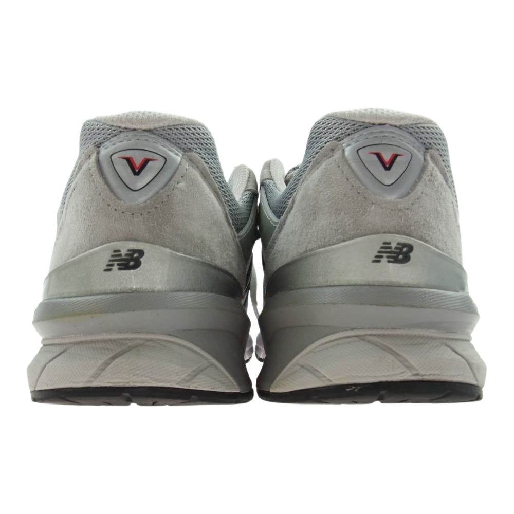 NEW BALANCE ニューバランス M990GL5  990V5 USA製 ローカット スニーカー  グレー系 28.0cm【中古】