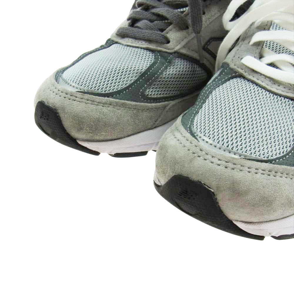 NEW BALANCE ニューバランス M990GL5  990V5 USA製 ローカット スニーカー  グレー系 28.0cm【中古】