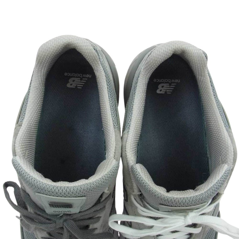 NEW BALANCE ニューバランス M990GL5  990V5 USA製 ローカット スニーカー  グレー系 28.0cm【中古】