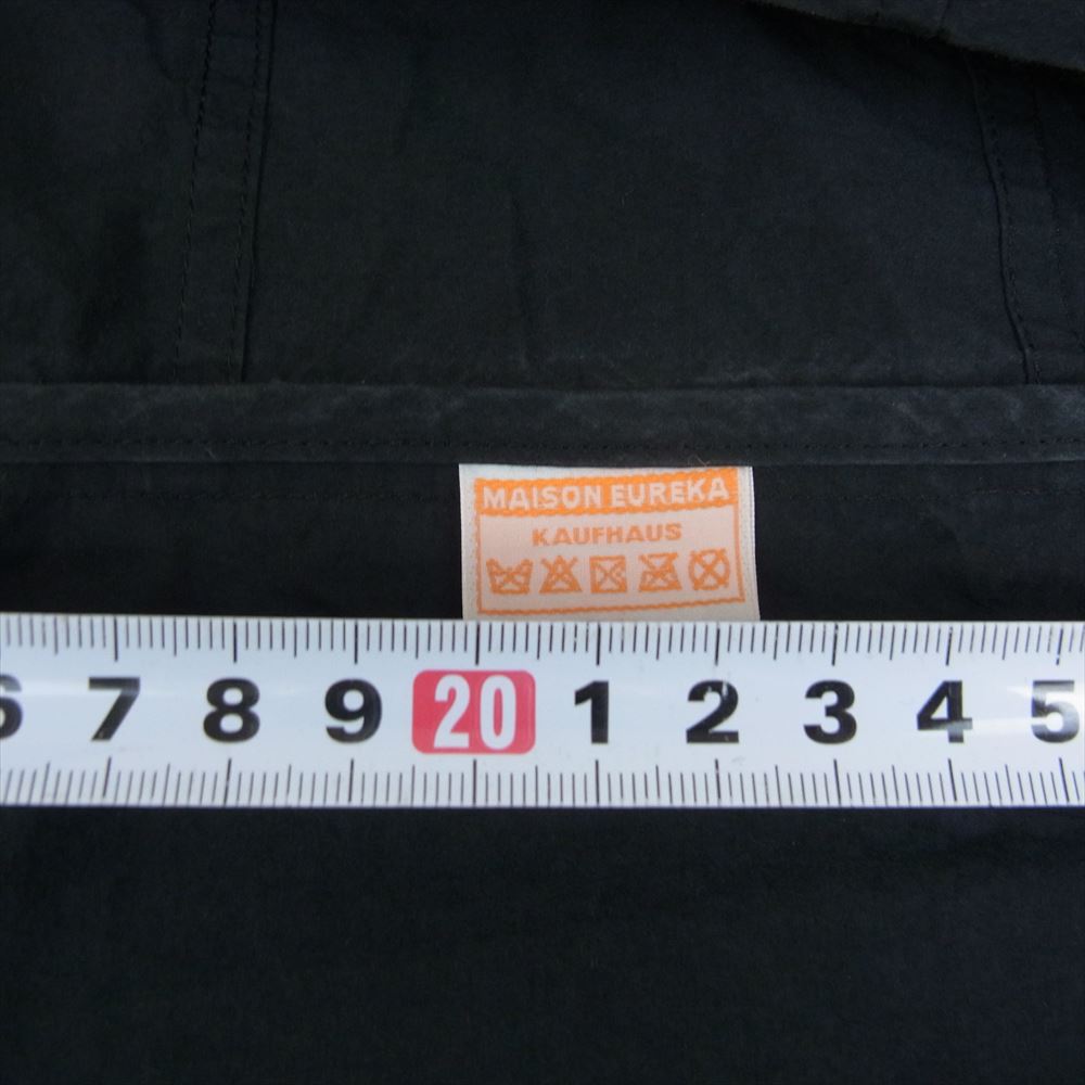 メゾンエウレカ ANORAK COAT アノラック コート ブラック系 F【中古】