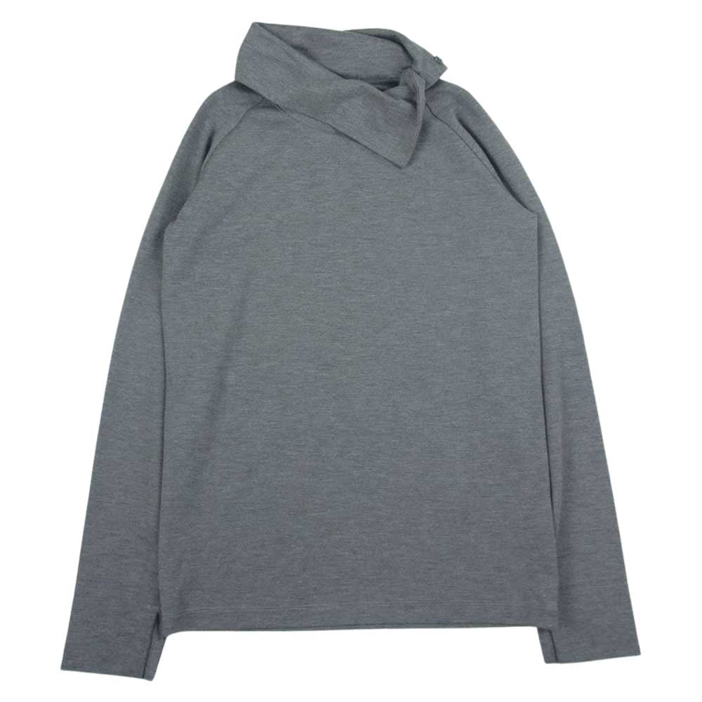 Yohji Yamamoto ヨウジヤマモト OD-T48-906 s'yte サイト ハイネック ボタン カットソー グレー系 S【中古】