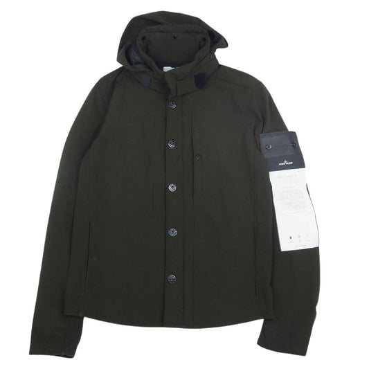 STONE ISLAND ストーンアイランド 571543822 Soft Shell-R Jacket シェル ジャケット カーキ系 S【中古】