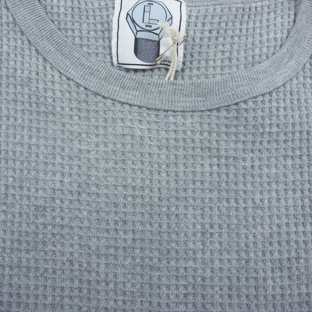 エムアンドエム 　23-MT-001 WAFFLE L/S TEE  ワッフル サーマル ロンT グレー系 L【極上美品】【中古】