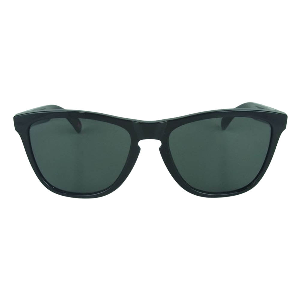 FRAGMENT DESIGN フラグメントデザイン Oakley オークリー Frogskins Polished フロッグスキン サングラス アイウェア ブラック系 54□17-138【美品】【中古】