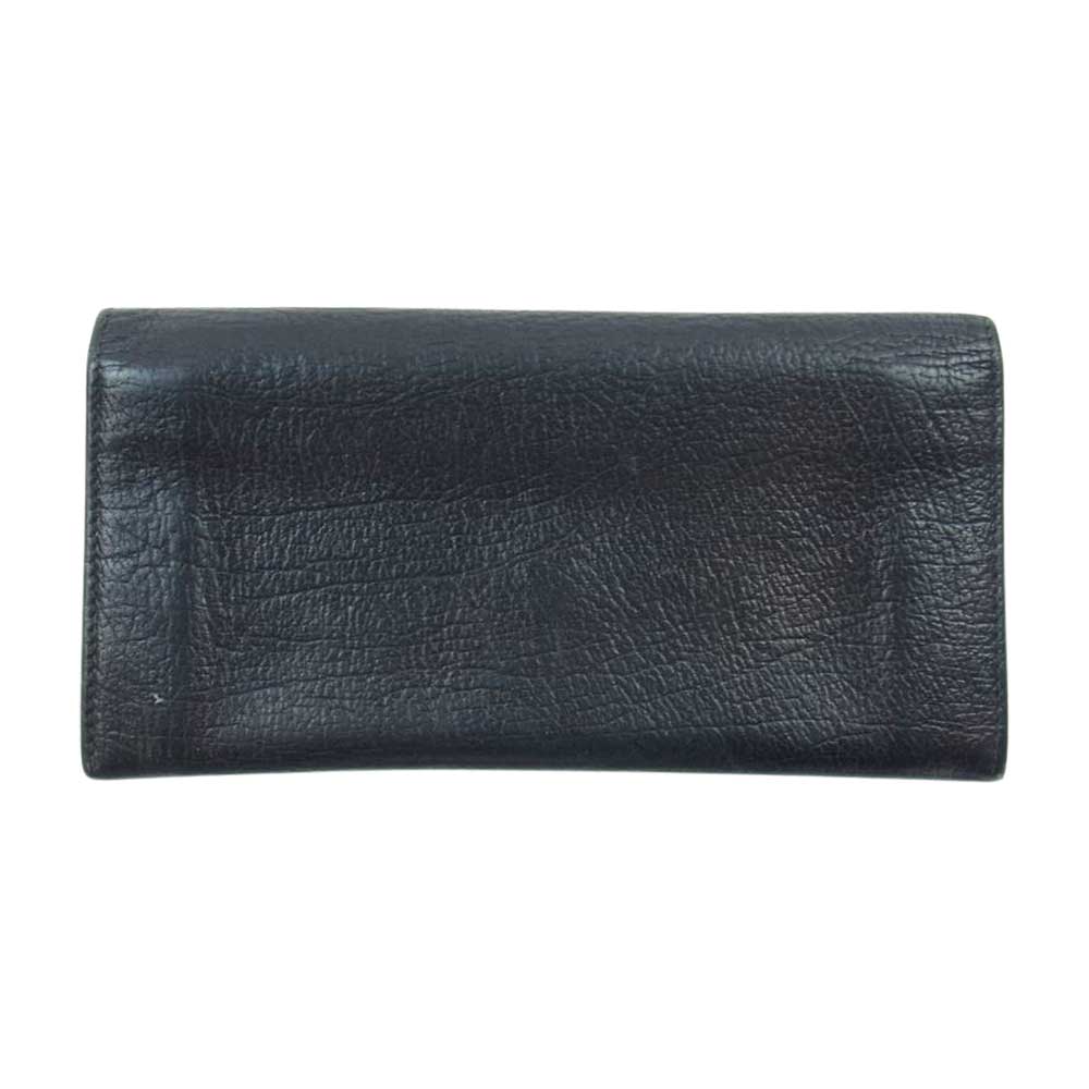 HUNTING WORLD ハンティングワールド 象マーク 二つ折り 長財布 ブラック系【中古】