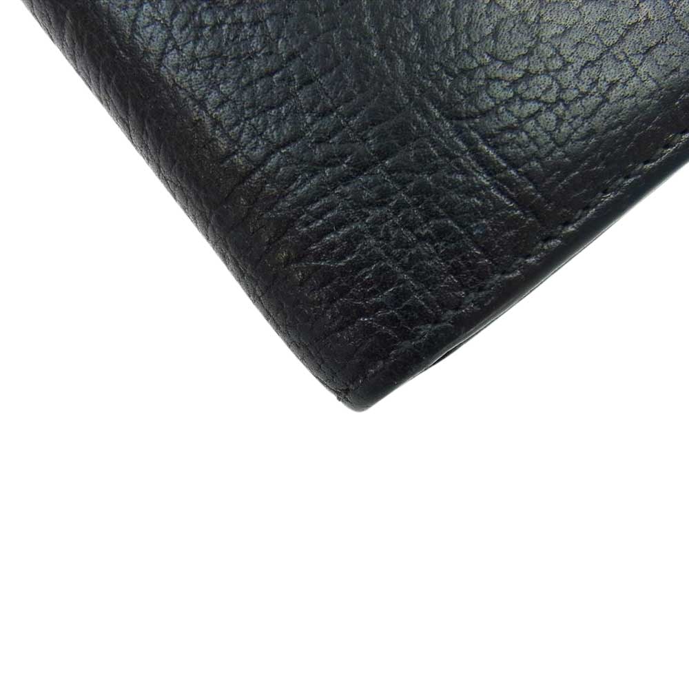 HUNTING WORLD ハンティングワールド 象マーク 二つ折り 長財布 ブラック系【中古】