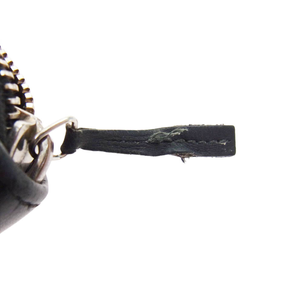 GUCCI グッチ GG柄 レザー ラウンドファスナー ウォレット 長財布 ブラック系【中古】