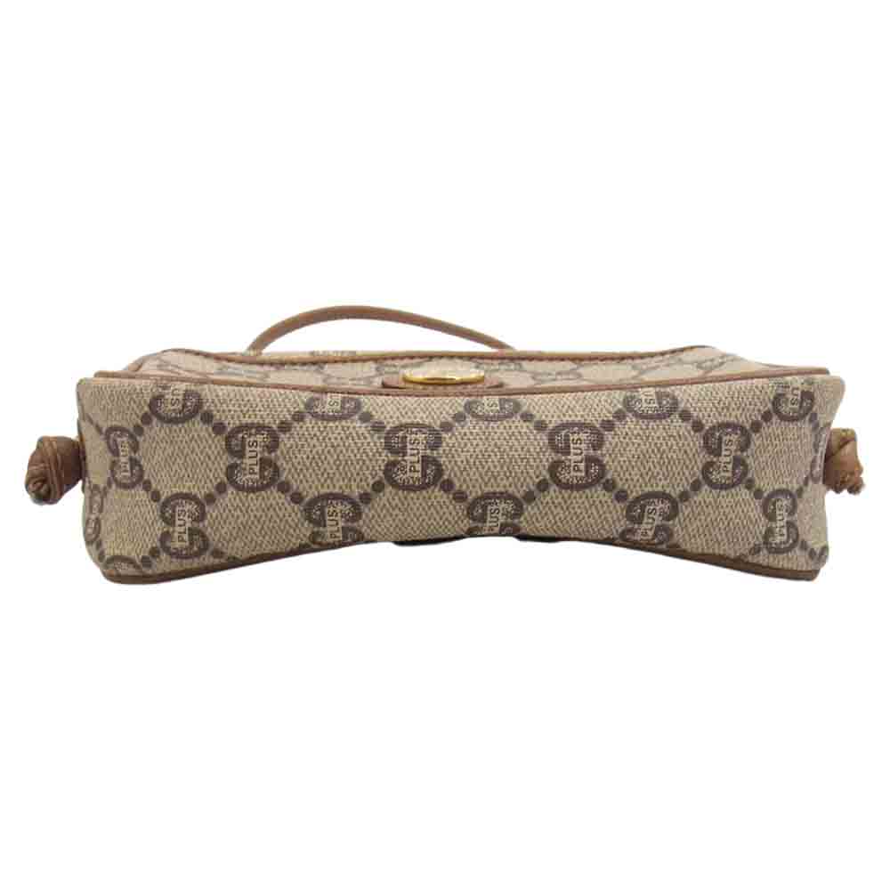 GUCCI グッチ オールドグッチ GG プラス ショルダー バッグ ブラウン系【中古】