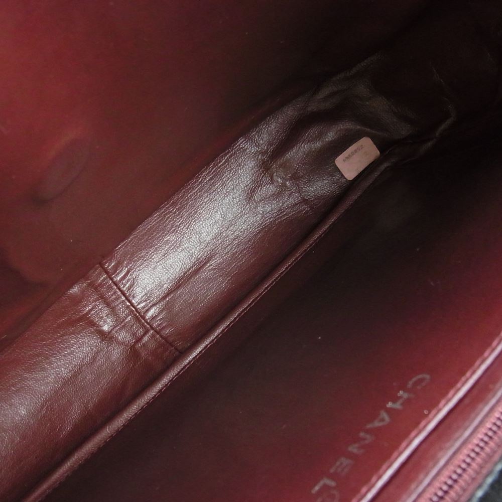 CHANEL シャネル マドモアゼル ターンロック シングルフラップ チェーン ショルダー バッグ ブラック系【中古】