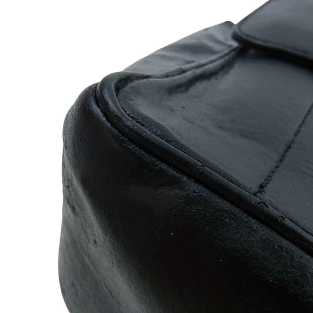 CHANEL シャネル マドモアゼル ターンロック シングルフラップ チェーン ショルダー バッグ ブラック系【中古】