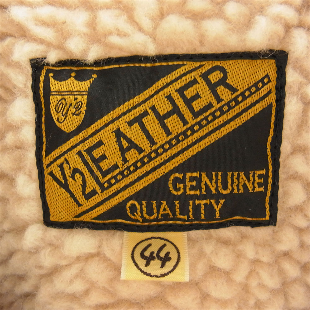 ワイツーレザー WJ-02 ステアスエード ランチコート レザー ボア