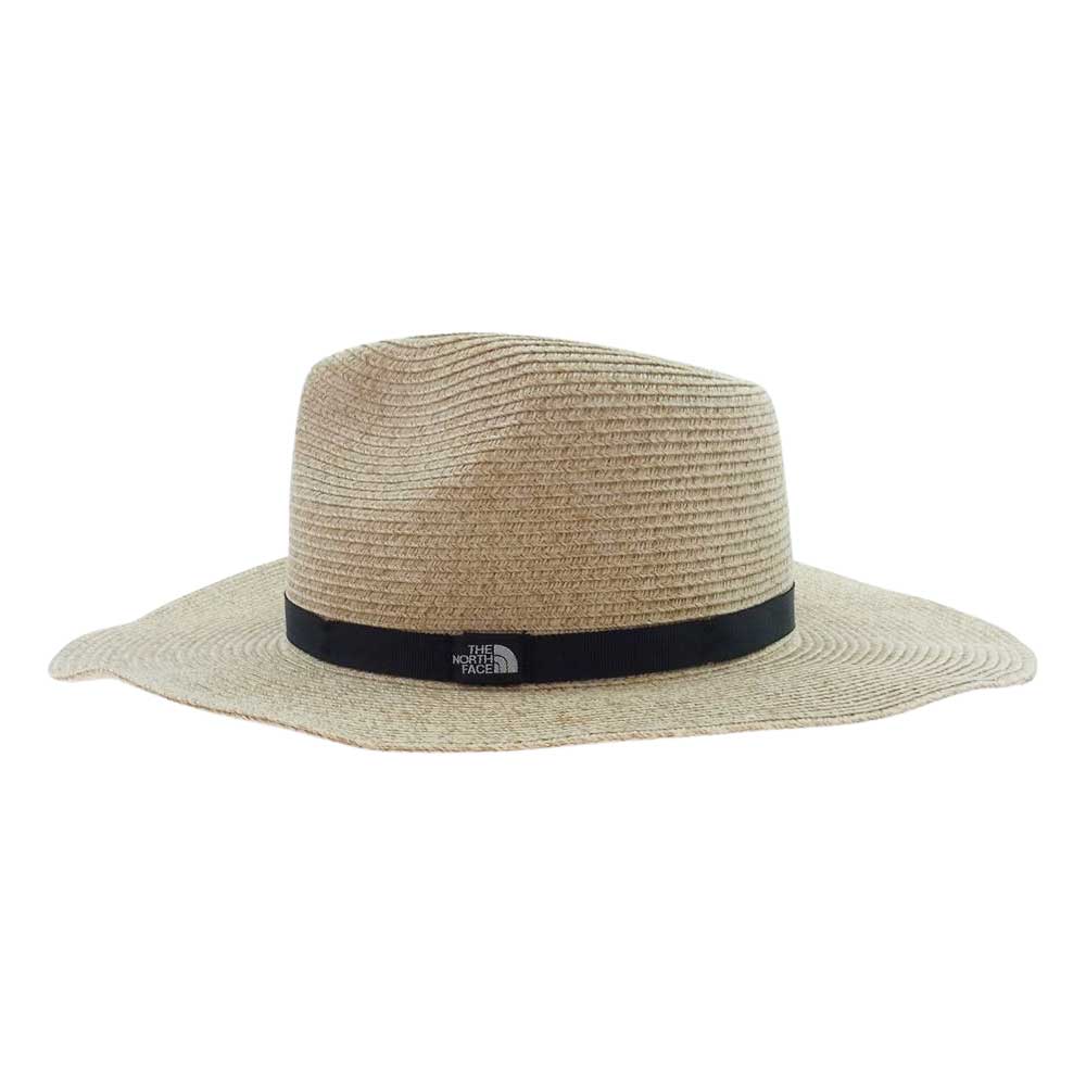 THE NORTH FACE ノースフェイス NNW01924 WASHABLE BRAID HAT ウィメンズ ウォッシャブル ブレイド ハット 麦わら 帽子 ストロー ベージュ系 FREE【中古】