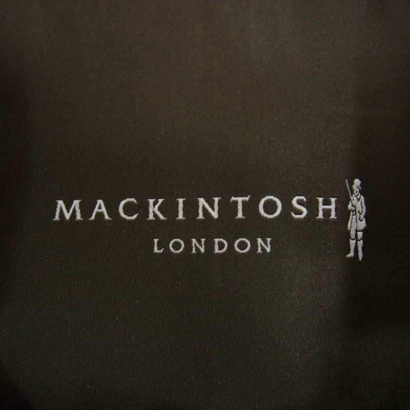 Mackintosh マッキントッシュ LONDON ロンドン ウール ステンカラーコート ブラック系 38【中古】
