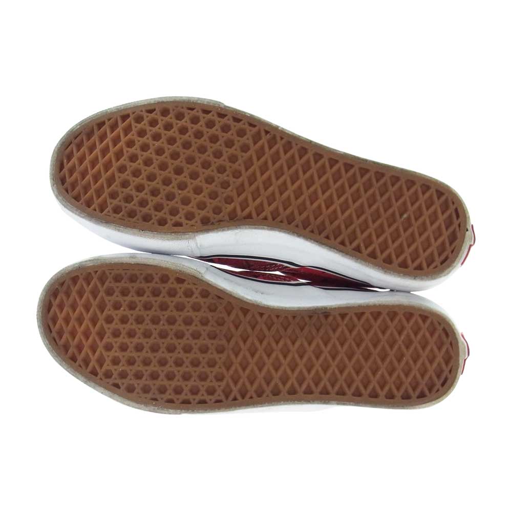 Supreme シュプリーム 19SS VN0A347VTEH × Vans バンズ Diamond Plate Slip-On Pro ダイヤモンド プレート スリッポン レッド系 28.5ｃｍ【中古】