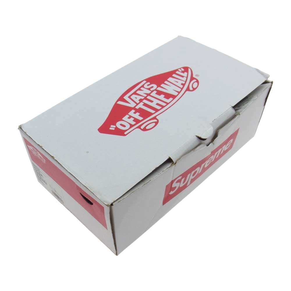 Supreme シュプリーム 19SS VN0A347VTEH × Vans バンズ Diamond Plate Slip-On Pro ダイヤモンド プレート スリッポン レッド系 28.5ｃｍ【中古】