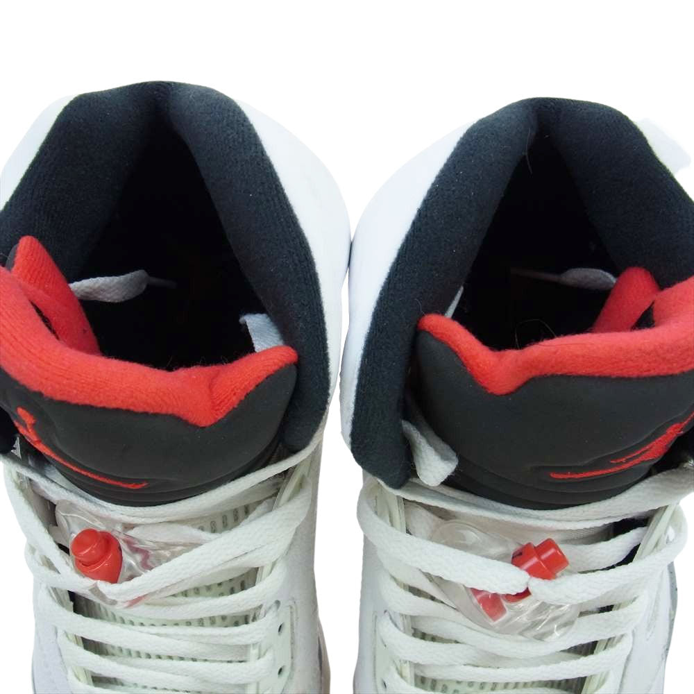 NIKE ナイキ 136027-104 AIR JORDAN 5 RETRO エア ジョーダン 5 レトロ スニーカー ホワイト系 28.0ｃｍ【中古】