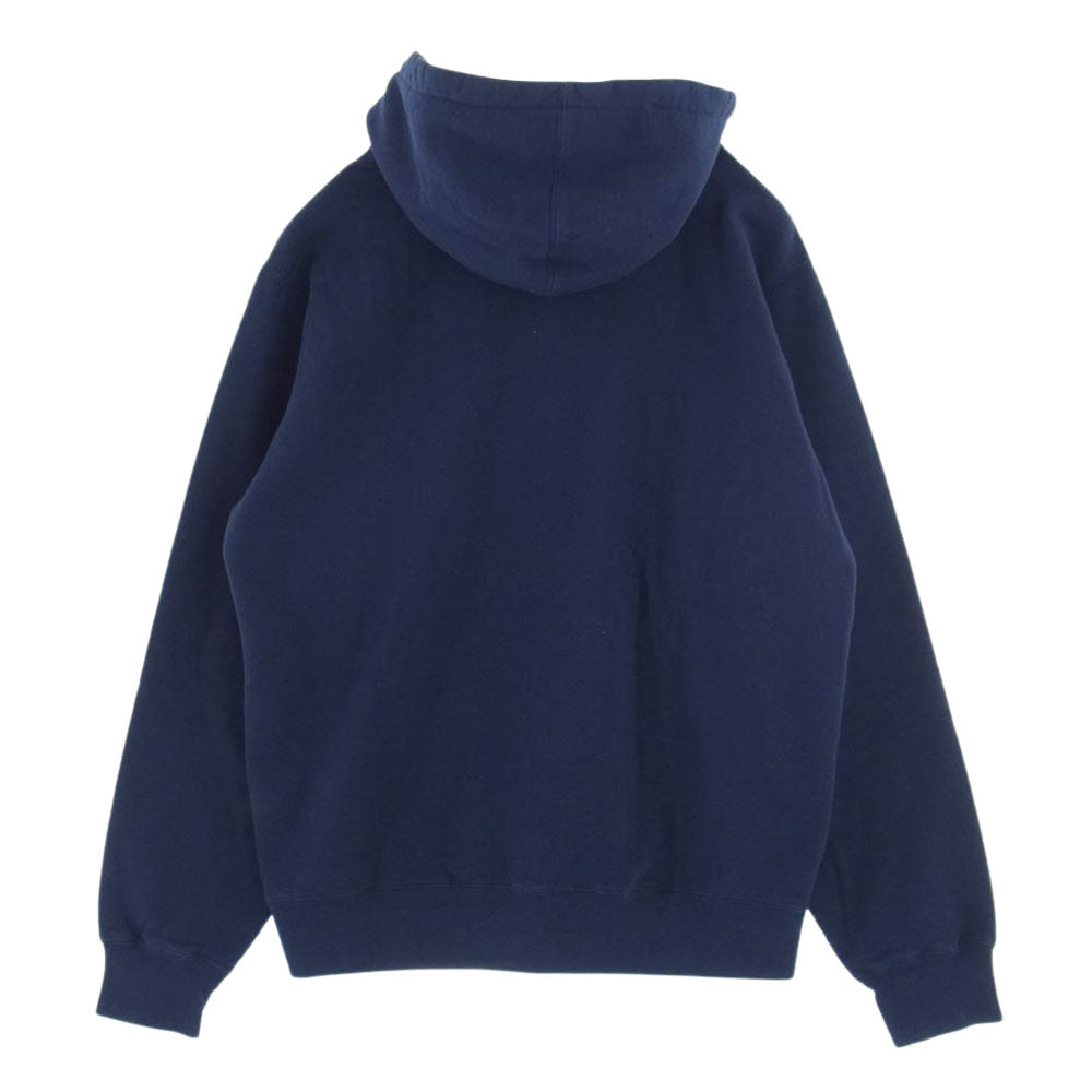 Supreme シュプリーム 19SS Star Zip Up Sweatshirt スター ロゴ ジップ アップ フーデット スウェット ネイビー系 L【中古】