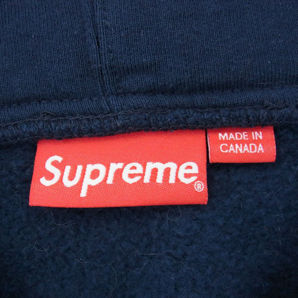 Supreme シュプリーム 19SS Star Zip Up Sweatshirt スター ロゴ ジップ アップ フーデット スウェット ネイビー系 L【中古】