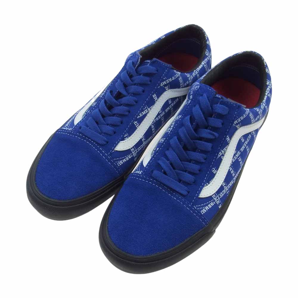 Supreme シュプリーム 20AW VN0A45JC2YX × Vans バンズ Old Skool Pro オールド スクール スニーカー ブルー系 28.5cm【美品】【中古】