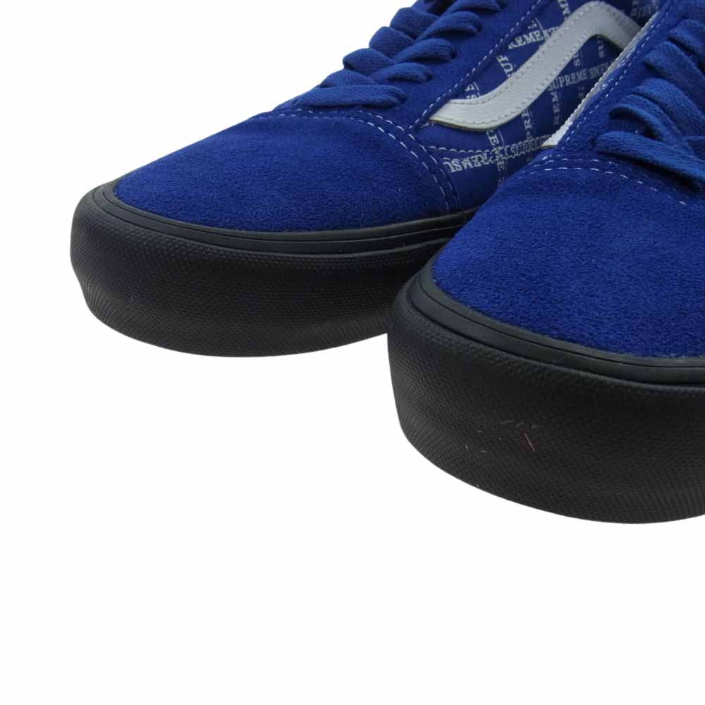 Supreme シュプリーム 20AW VN0A45JC2YX × Vans バンズ Old Skool Pro オールド スクール スニーカー ブルー系 28.5cm【美品】【中古】