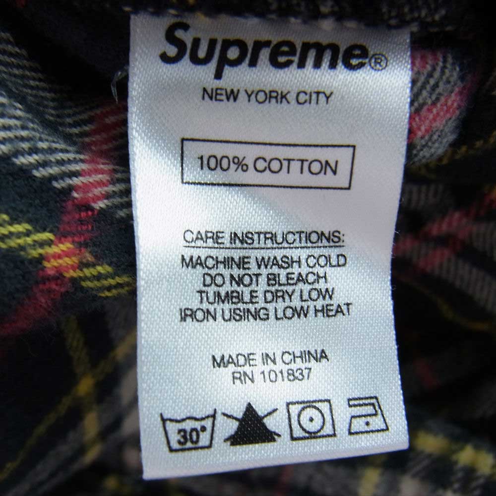 Supreme シュプリーム 20AW Tartan Flannel Skate Pant タータン フランネル スケート チェック パンツ マルチカラー系 M【中古】